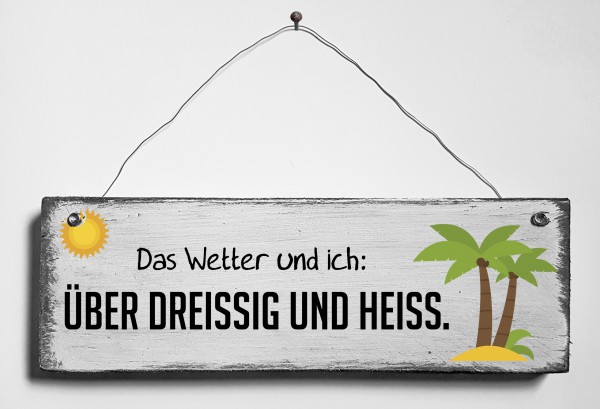 Türschild • Über 30
