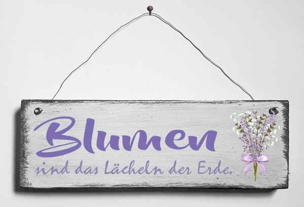 Türschild • Lächeln der Erde