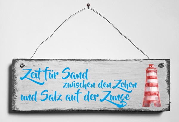 Türschild • Zeit für Sand