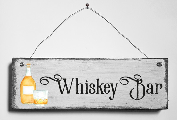 Türschild • Whiskey Bar
