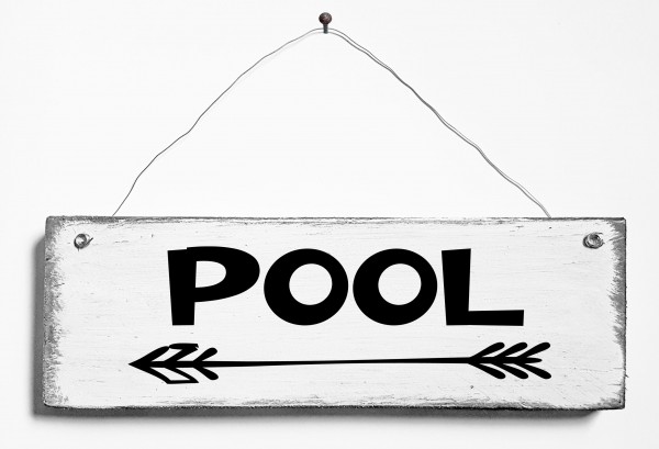 Türschild • Pool