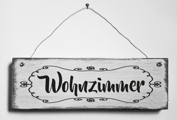 Türschild • Wohnzimmer