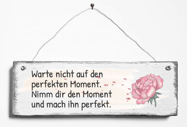 Türschild • Perfekter Moment