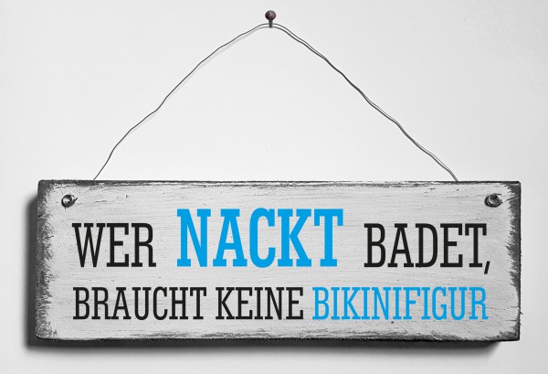 Türschild • Bikinifigur