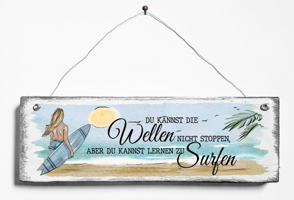 Türschild • Wellen Surfen