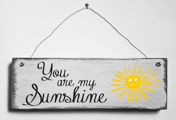 Türschild • You are my sunshine