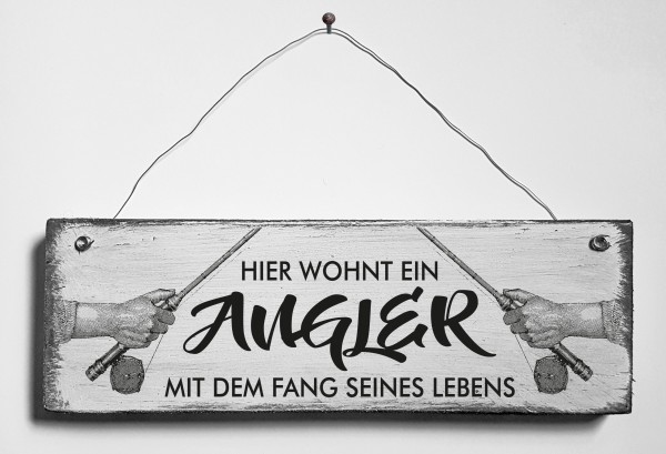 Türschild • Angler Liebe