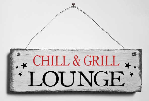 Türschild • Grill & Chill Lounge
