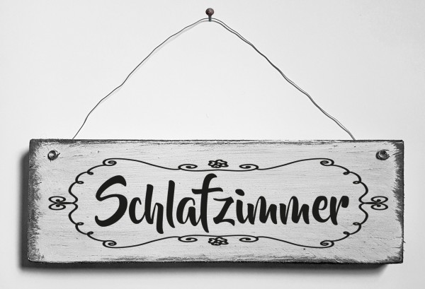 Türschild • Schlafzimmer