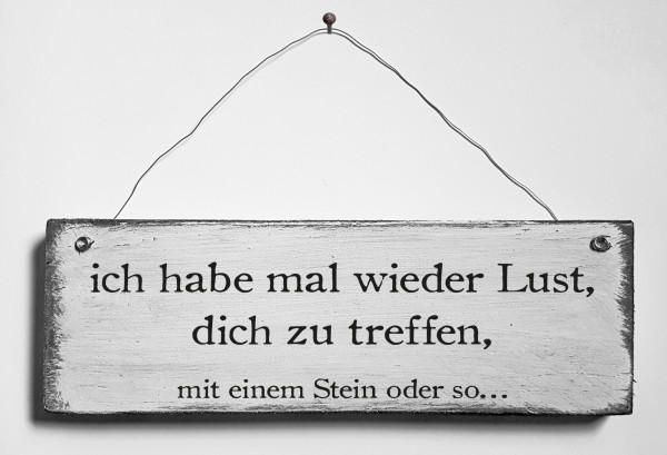 Türschild • Lust dich zu treffen