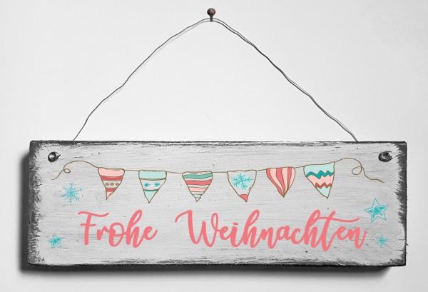 Türschild • Frohe Weihnachten