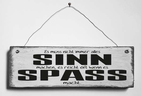 Türschild • Sinn und Spaß