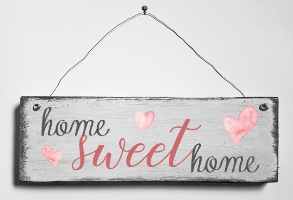 Türschild • Home sweet Home