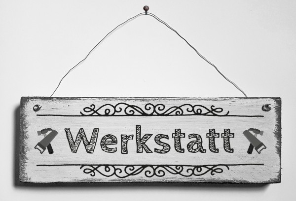 Türschild • Werkstatt