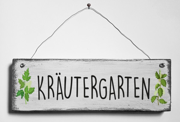 Türschild • Kräutergarten