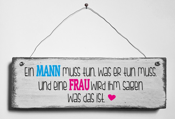 Türschild • Mann Frau